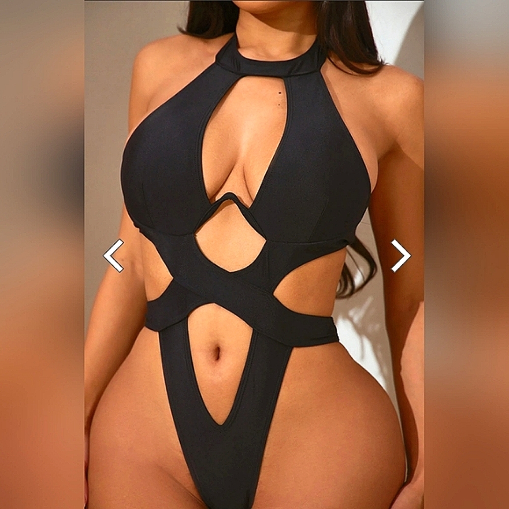 Adela Cutout Underwire Monokini Beach Coquette Gift Neutral Party Sexy Vacation